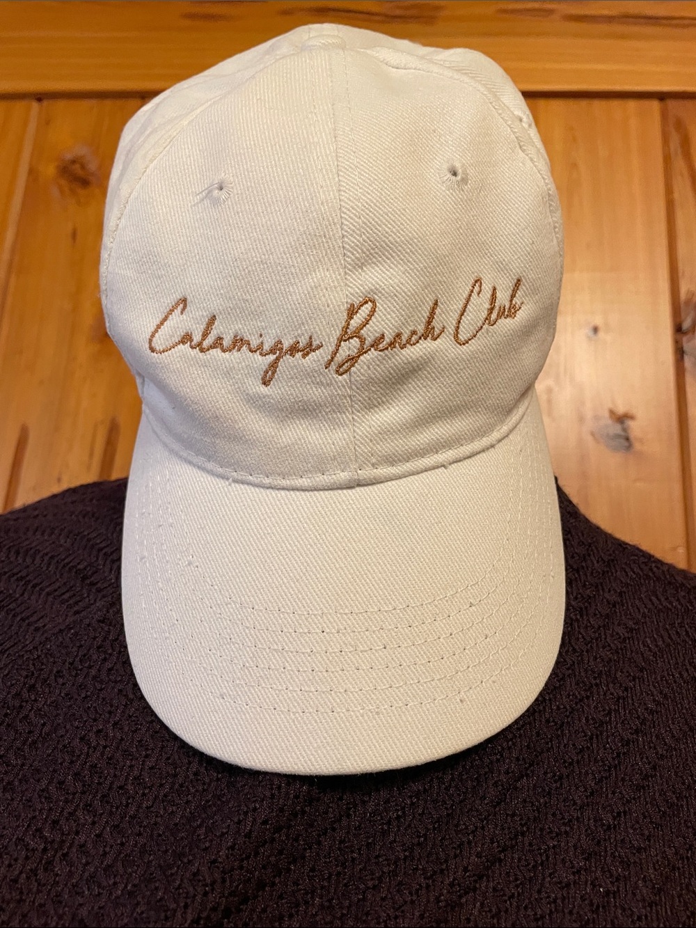 Calimigos Beach Club Malibu Cream Baseball Cap